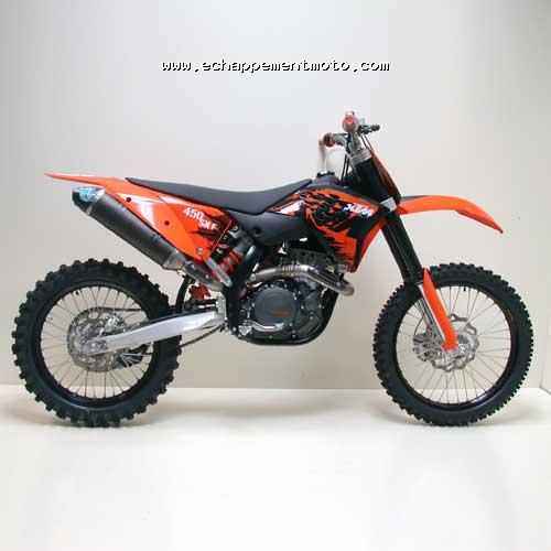 echappement moto CROSS KTM SX 450 06 leovince echappement moto CROSS KTM SX 450 06 leovince